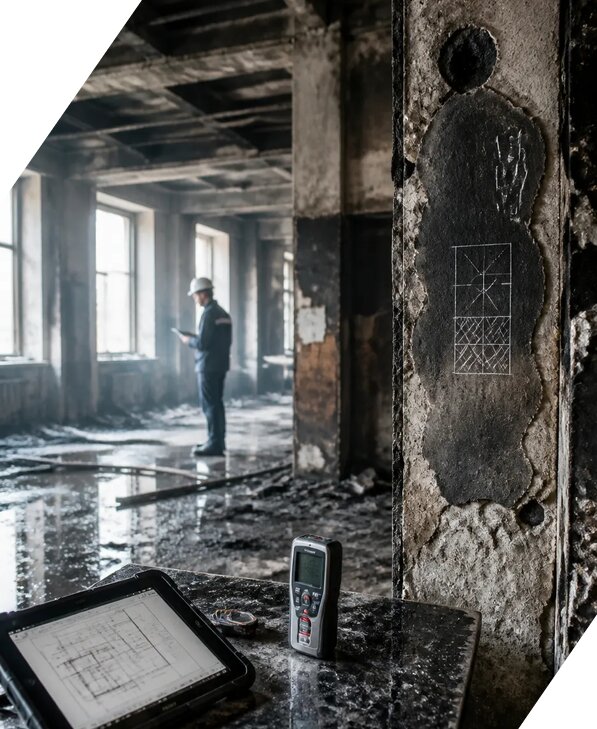 Обследование зданий после пожара в Азнакаеве от 15393 р. | ЭкспертизаРоссия