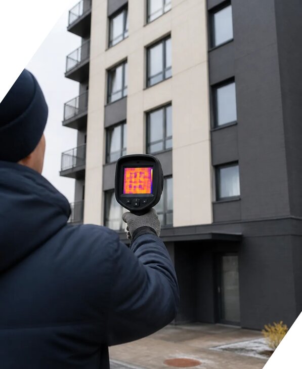 Тепловизионное обследование зданий в Азнакаеве от 5131 р. | ЭкспертизаРоссия